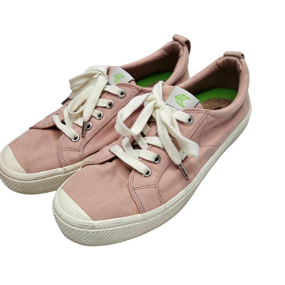 Cariuma Oca Low Rose Pink Canvas Sneakers Women's 9 Shoes